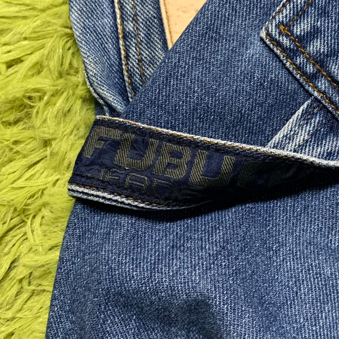 [35] 90'S FUBU 올드스쿨 루즈 와이드핏 카펜터 데님팬츠 상품이미지5