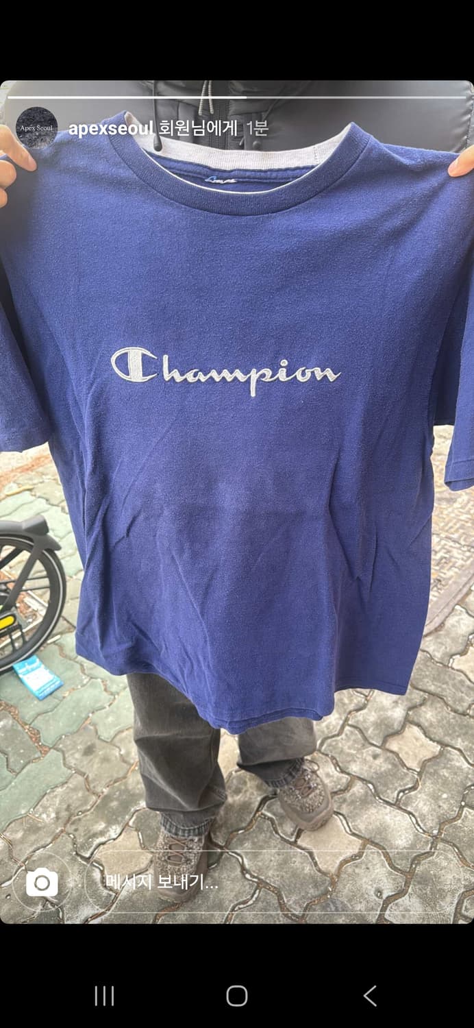 빈티지 챔피온 티셔츠 상품이미지1