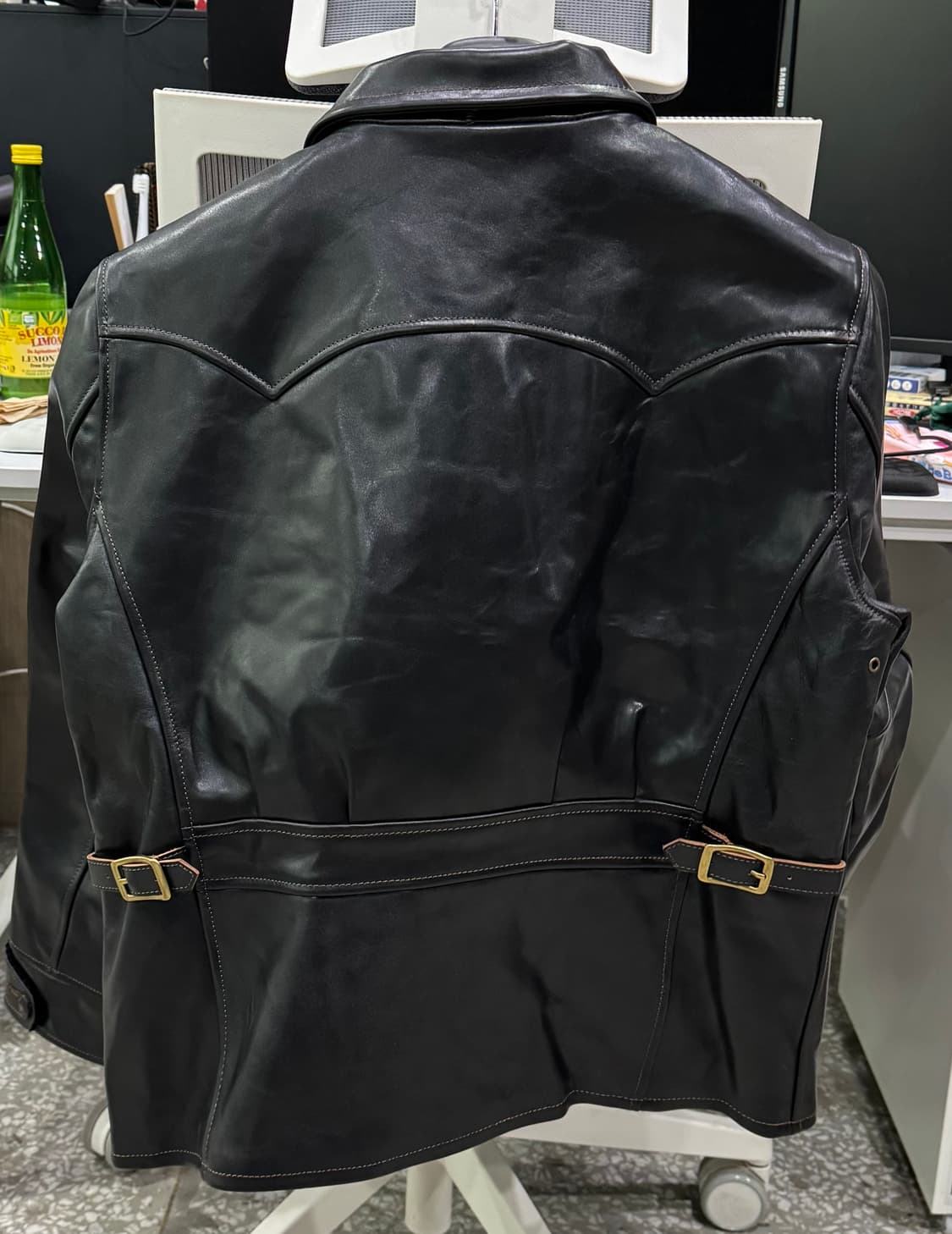 에어로레더 하프벨트 40 크롬악셀 블랙 민트급 상품이미지9