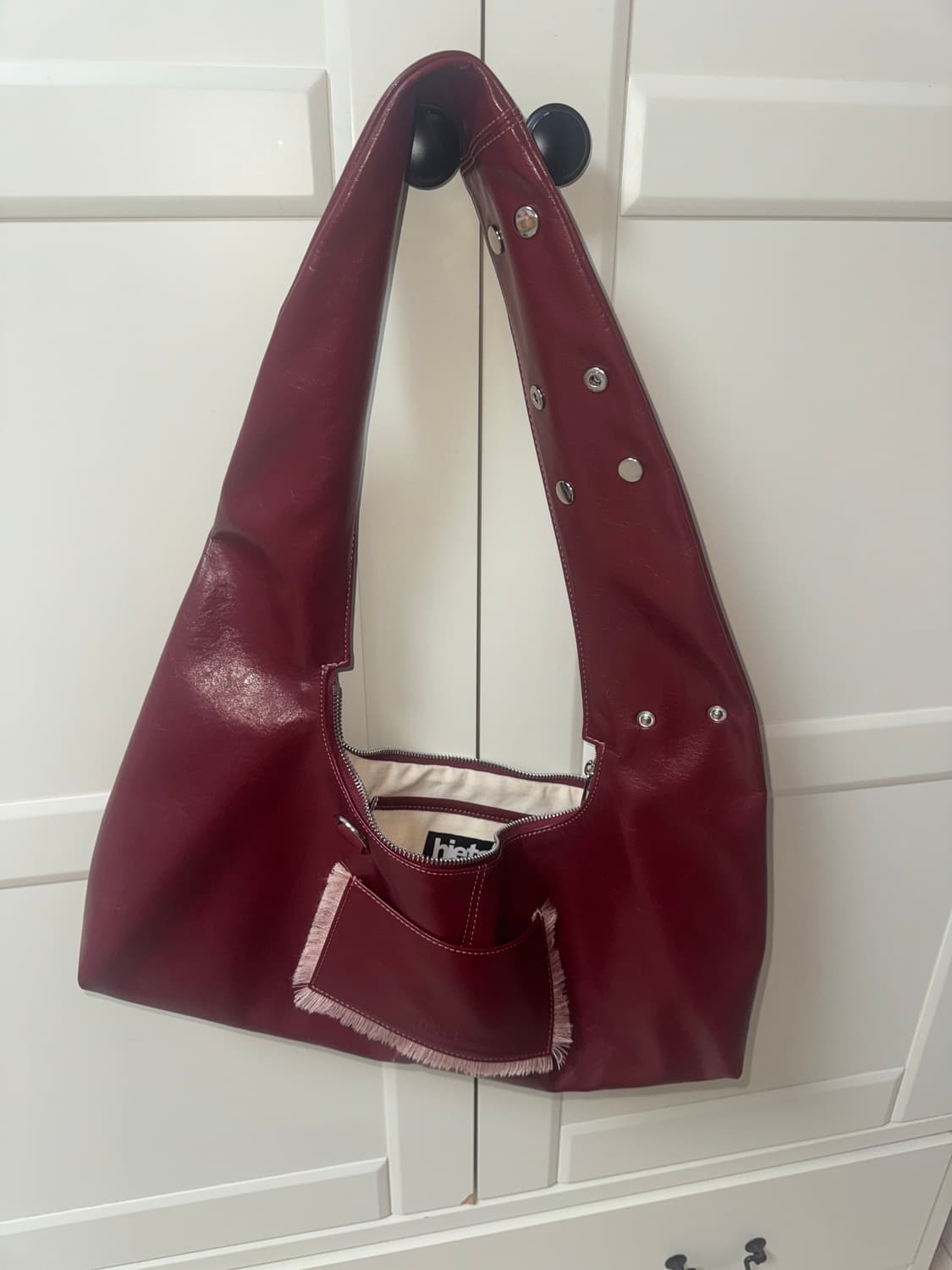 히에타 티나백 체리레드 상품이미지1