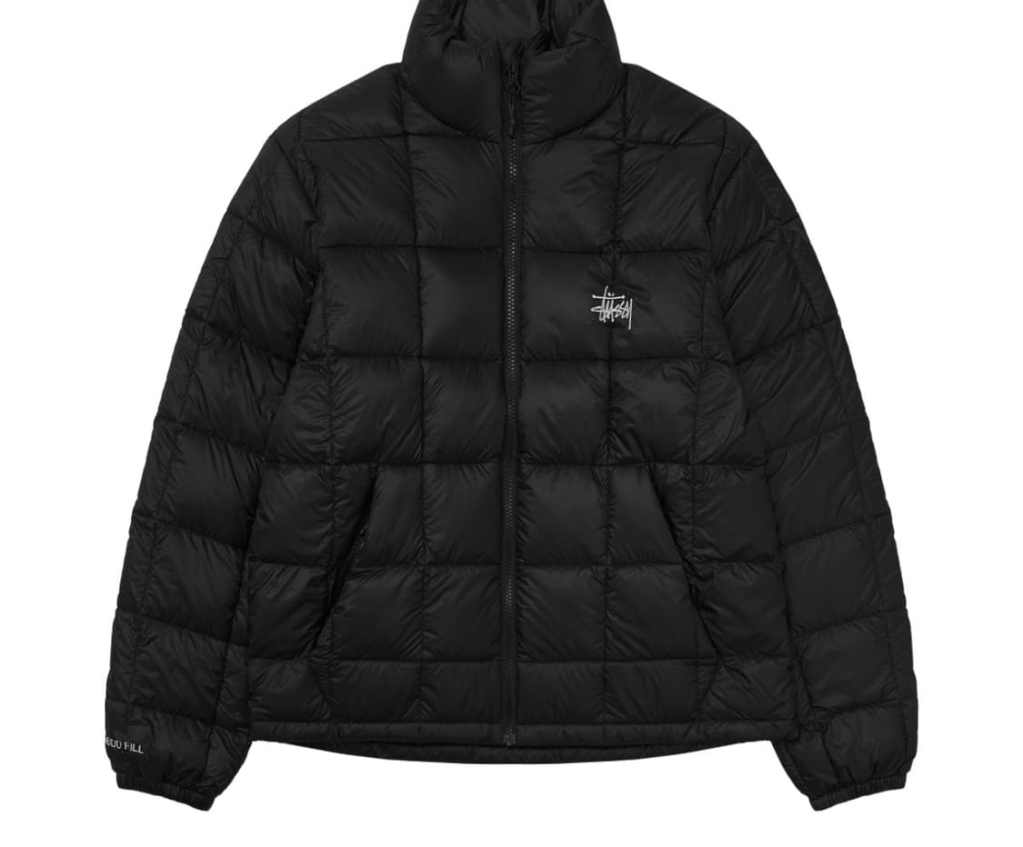 [L] 스투시 25Fw 미드웨이트 푸퍼 블랙 상품이미지1