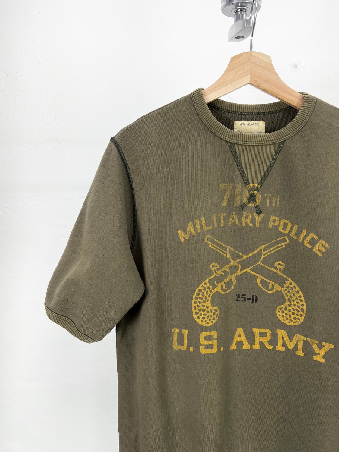 스포츠웨어 MFG US ARMY 하프 스웻 셔츠 상품이미지2
