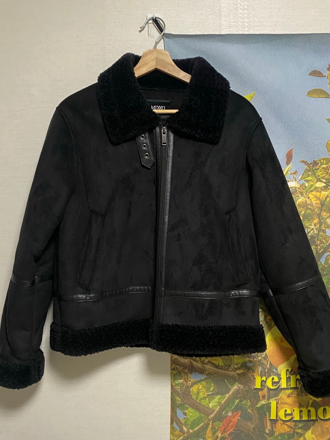 미쏘 무스탕 블랙 상품이미지1