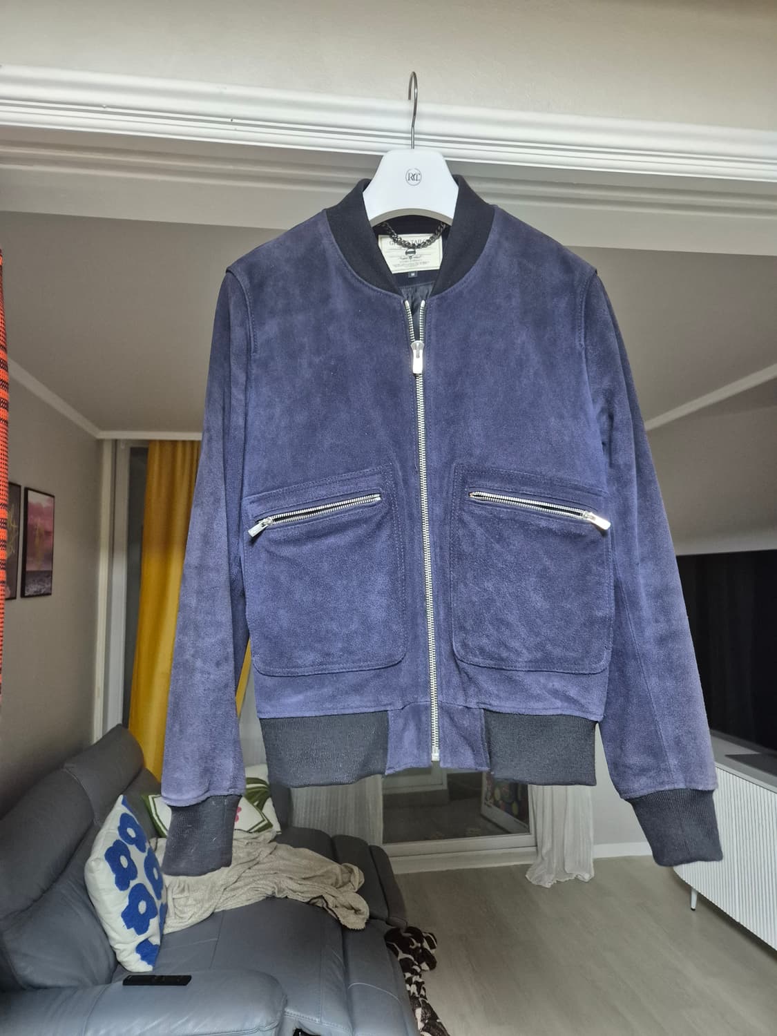 고스트테일러 소가죽 스웨이드 자켓 M 상품이미지3