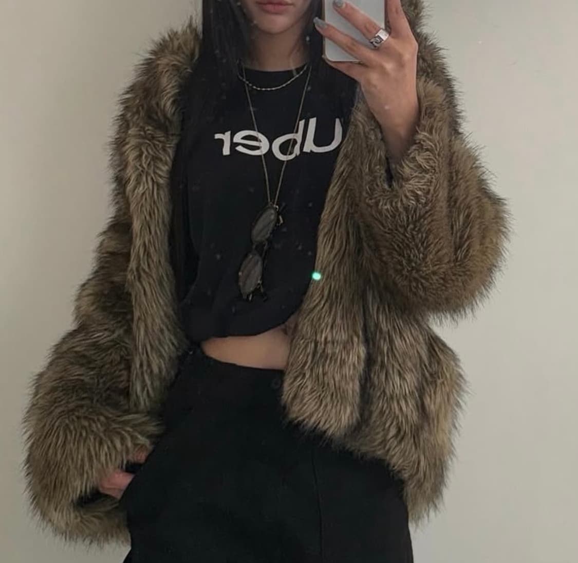 오도어 메이드 퍼자켓 브라운 상품이미지1