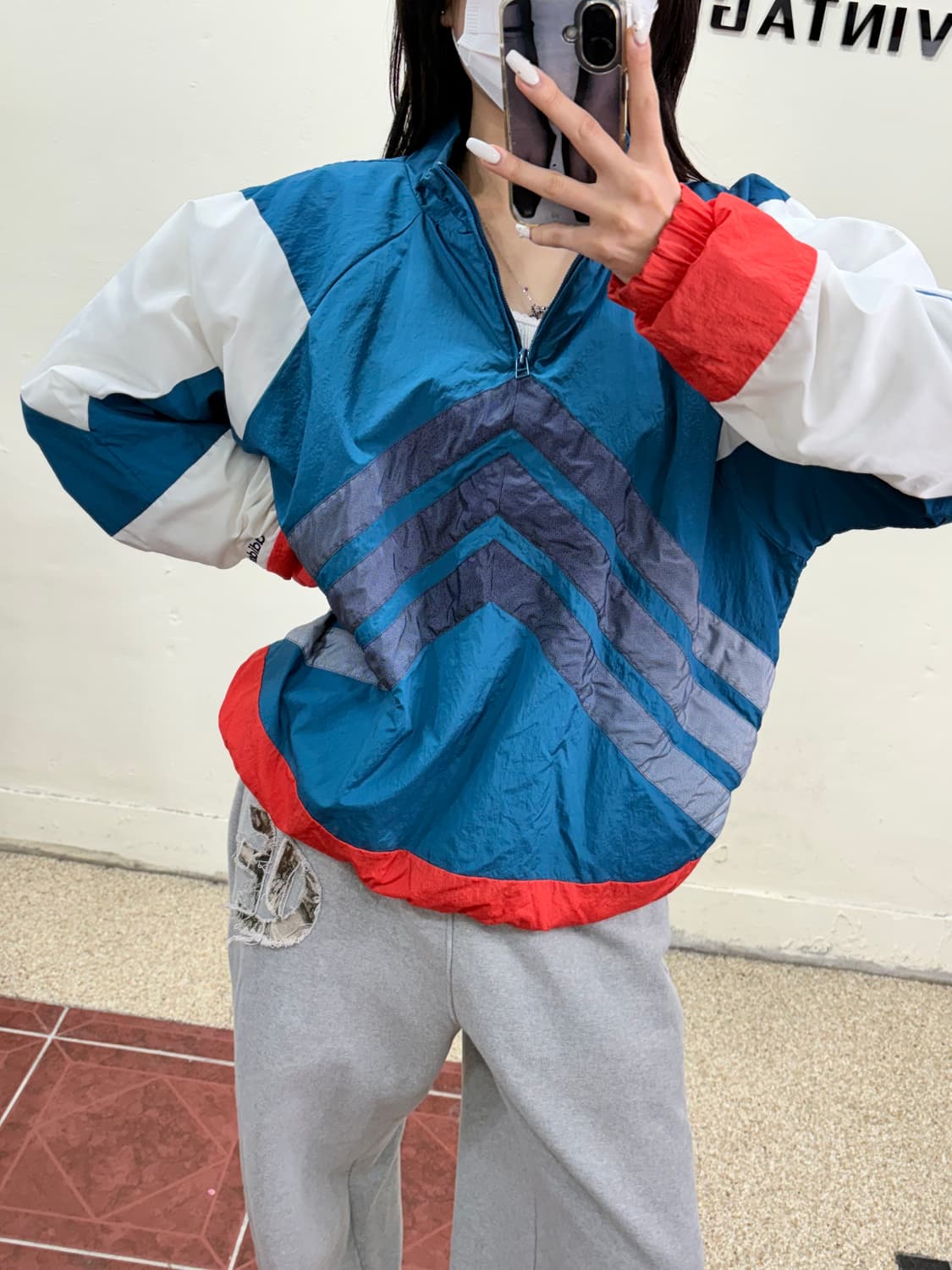 아디다스 올드스쿨 아노락 웜업 상품이미지8