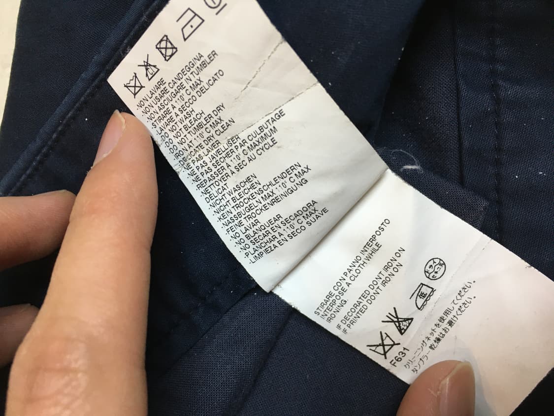 마르지엘라 치노 팬츠 네이비 상품이미지6