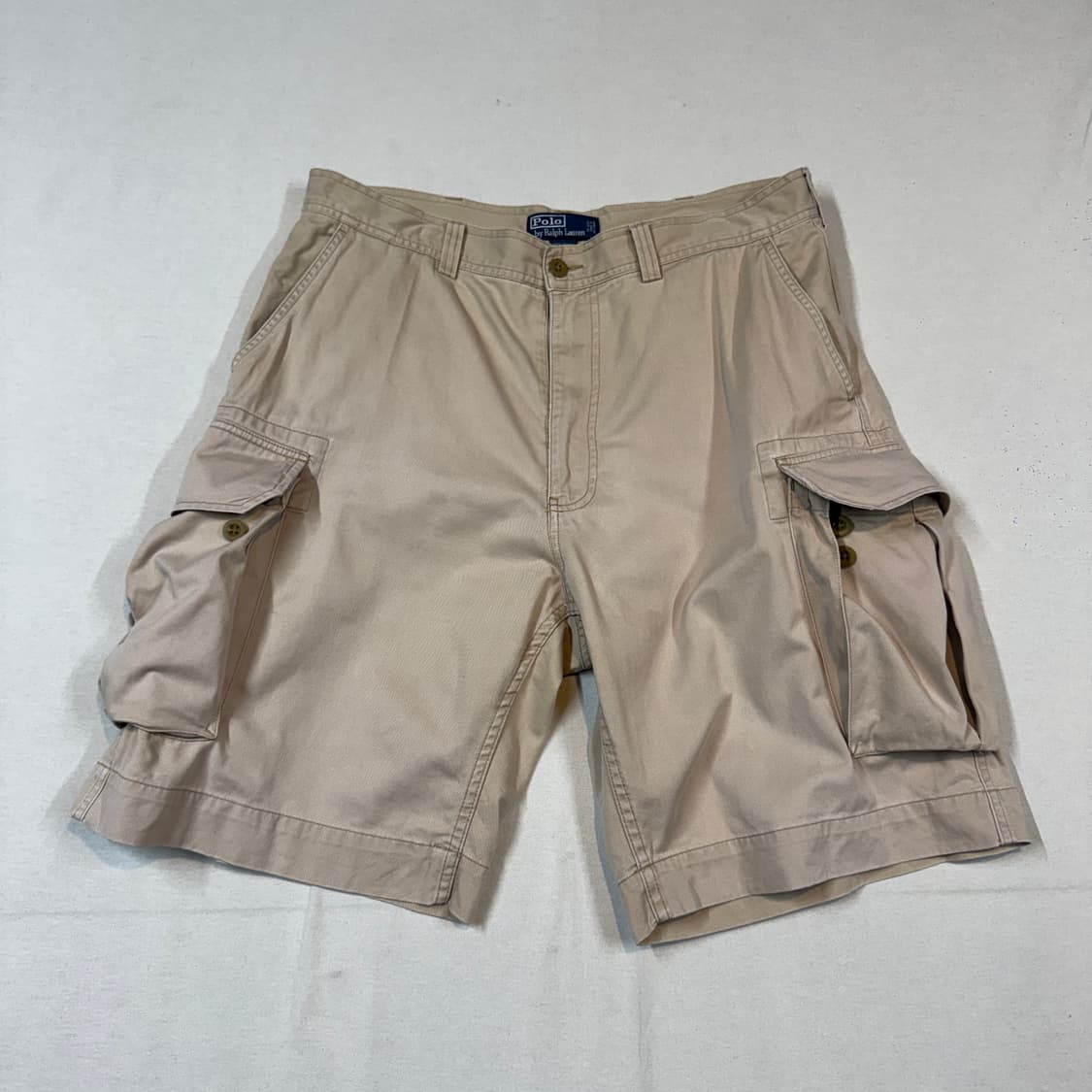 36inch) 폴로 랄프로렌 박스로고 카고 버뮤다 반바지 면바지 상품이미지4