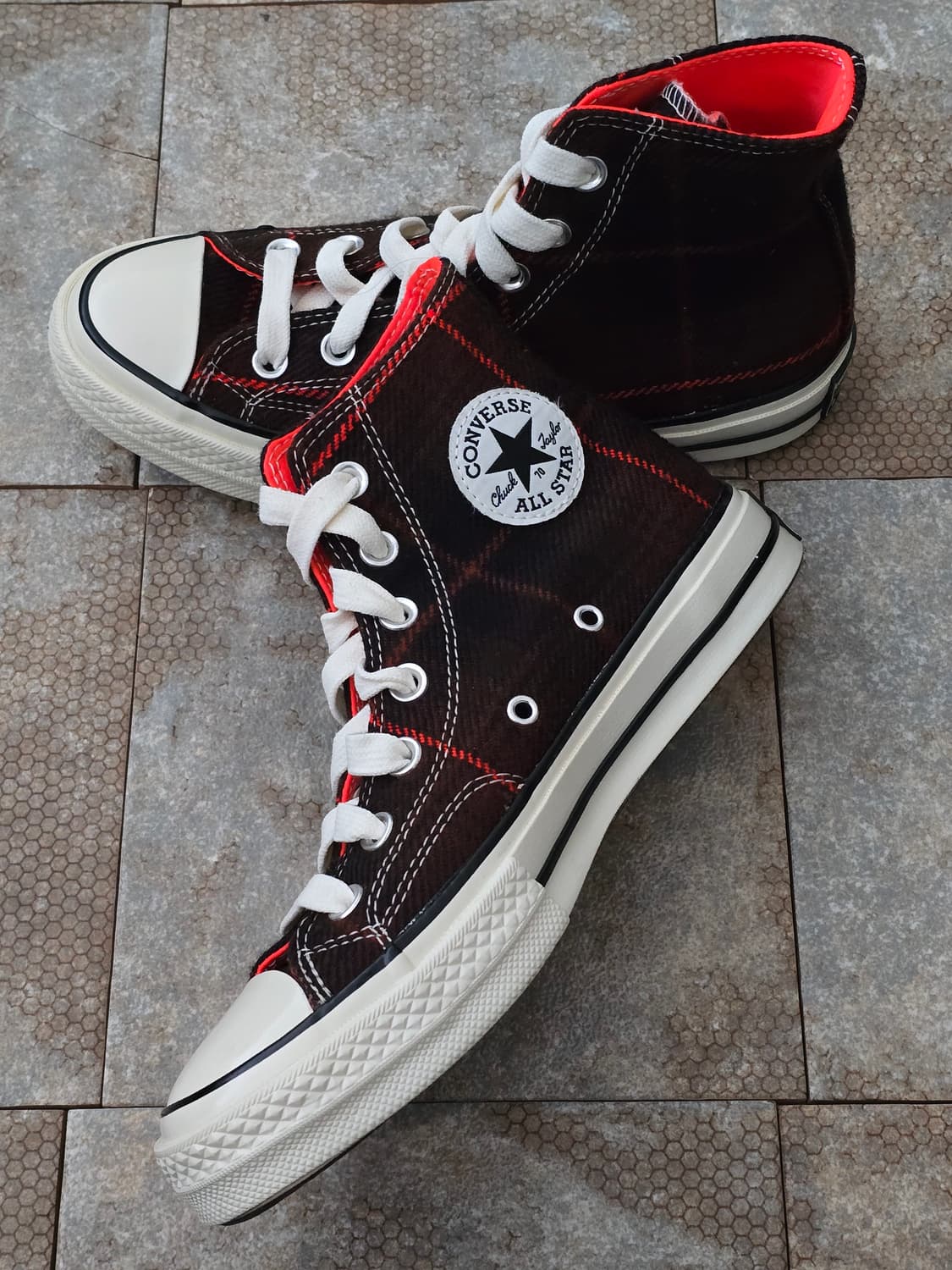 (230)컨버스 척 70 플래드 체크 하이  상품이미지5