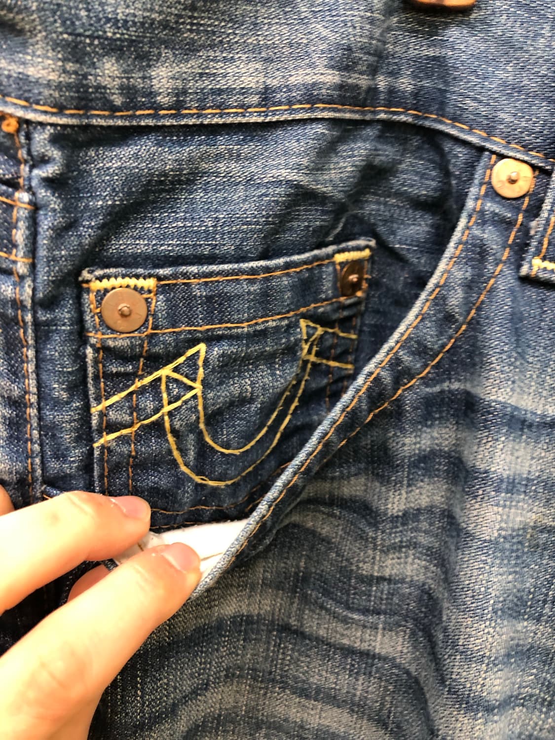 트루릴리젼 부츠컷 데님 팬츠  상품이미지5