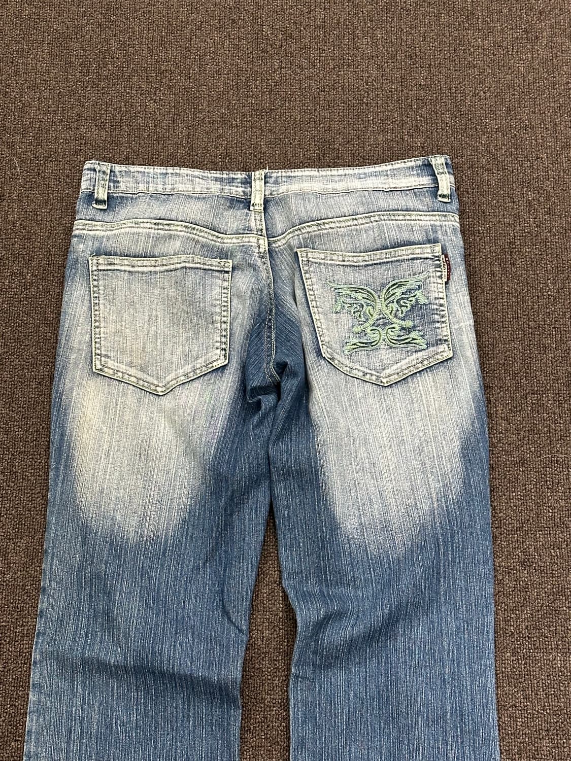 29)Japanese vintage 여성 자수 부츠컷 팬츠 상품이미지2