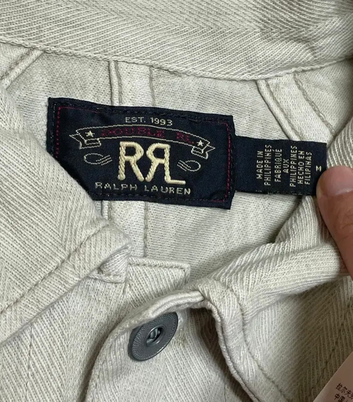 RRL [새상품] 니트 헤링본 트윌 자켓 M 판매 상품이미지7