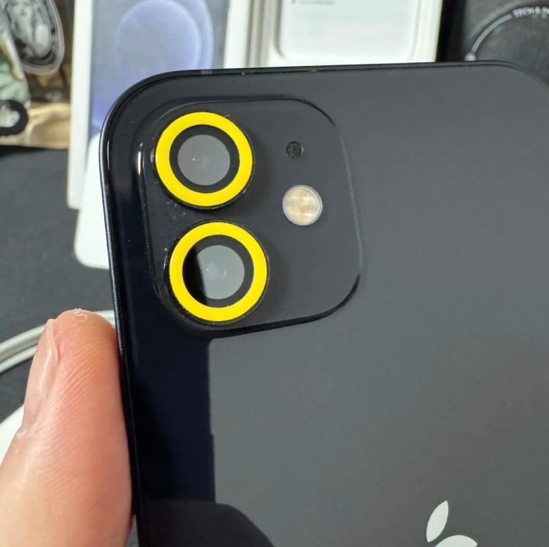 아이폰12 블랙64gb A급 풀박스 이어폰/배터리/충전기/케이스 상품이미지8