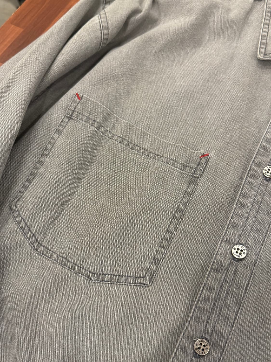 00s Levis 리바이스 데님 워크 셔츠 상품이미지8