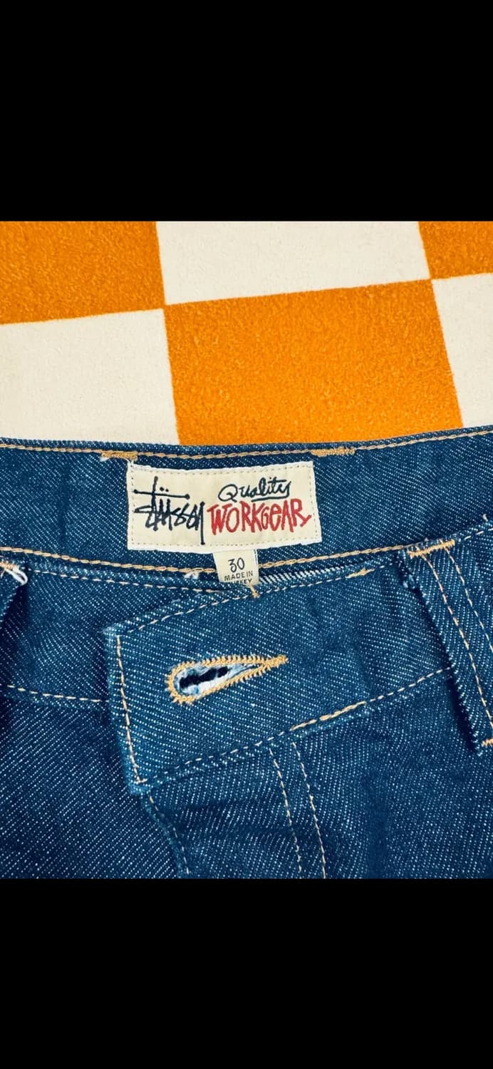 스투시 데님 더블 니 팬츠 인디고 30 상품이미지2