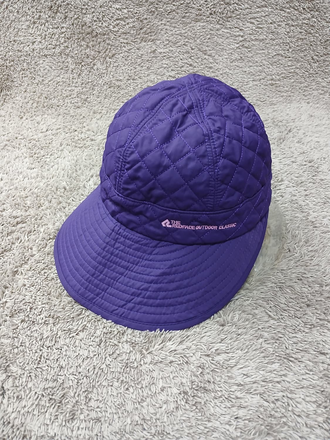 레드페이스 아웃도어 클래식 퀼팅캡 보라색 새제품 상품이미지1