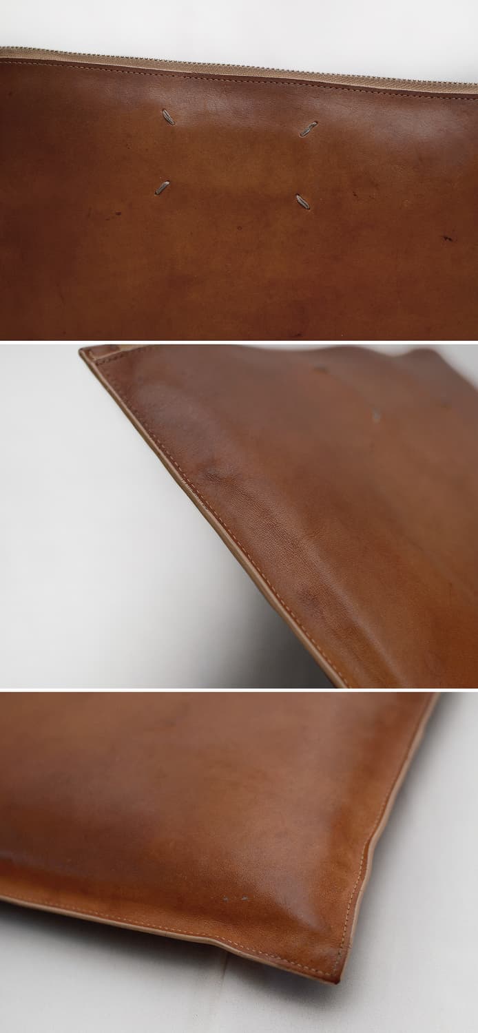 메종 마르지엘라 스티치로고 베지터블 레더 클러치백 상품이미지7