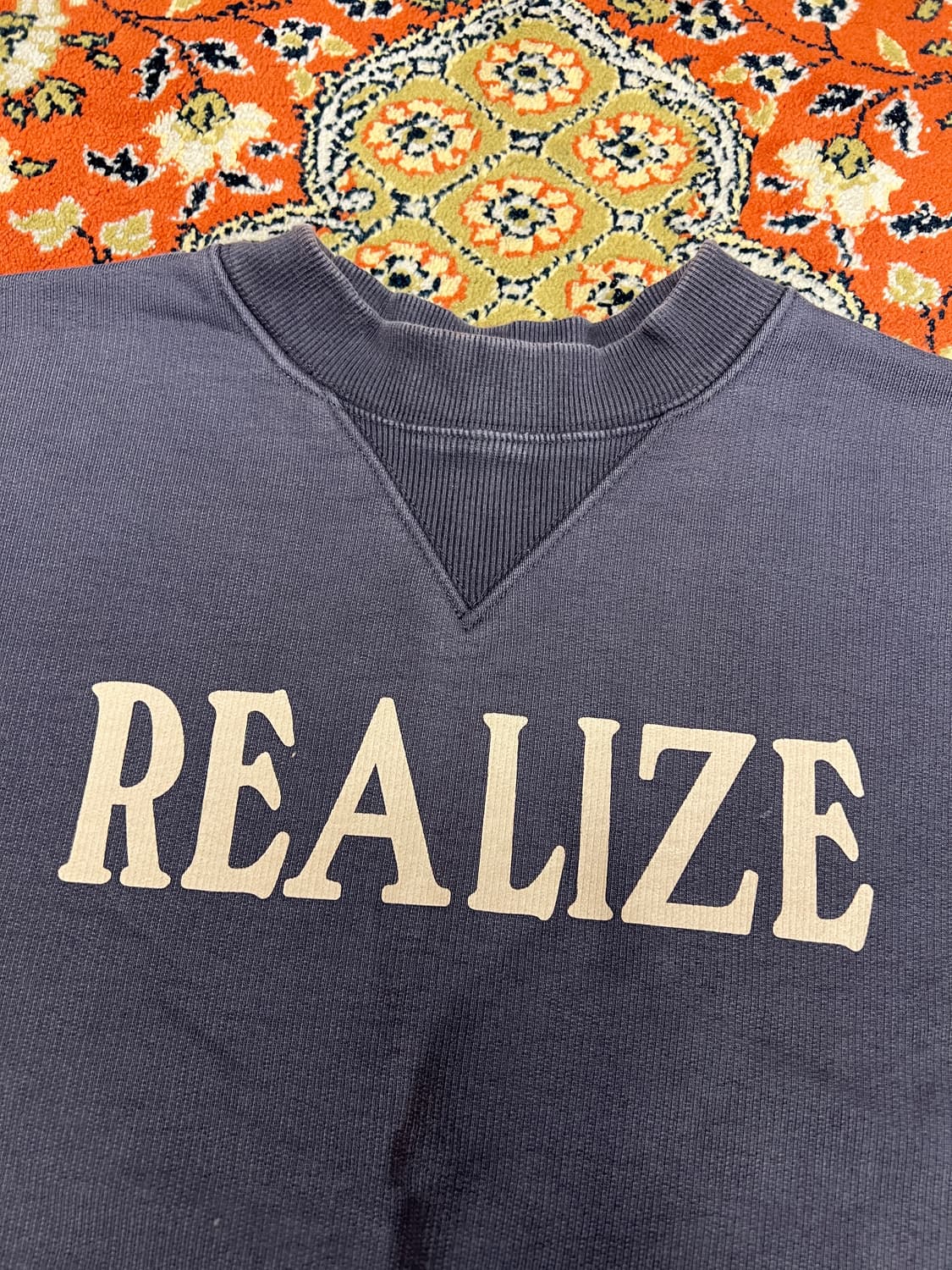 [M] ORR 리얼라이즈 크롭 맨투맨 상품이미지2