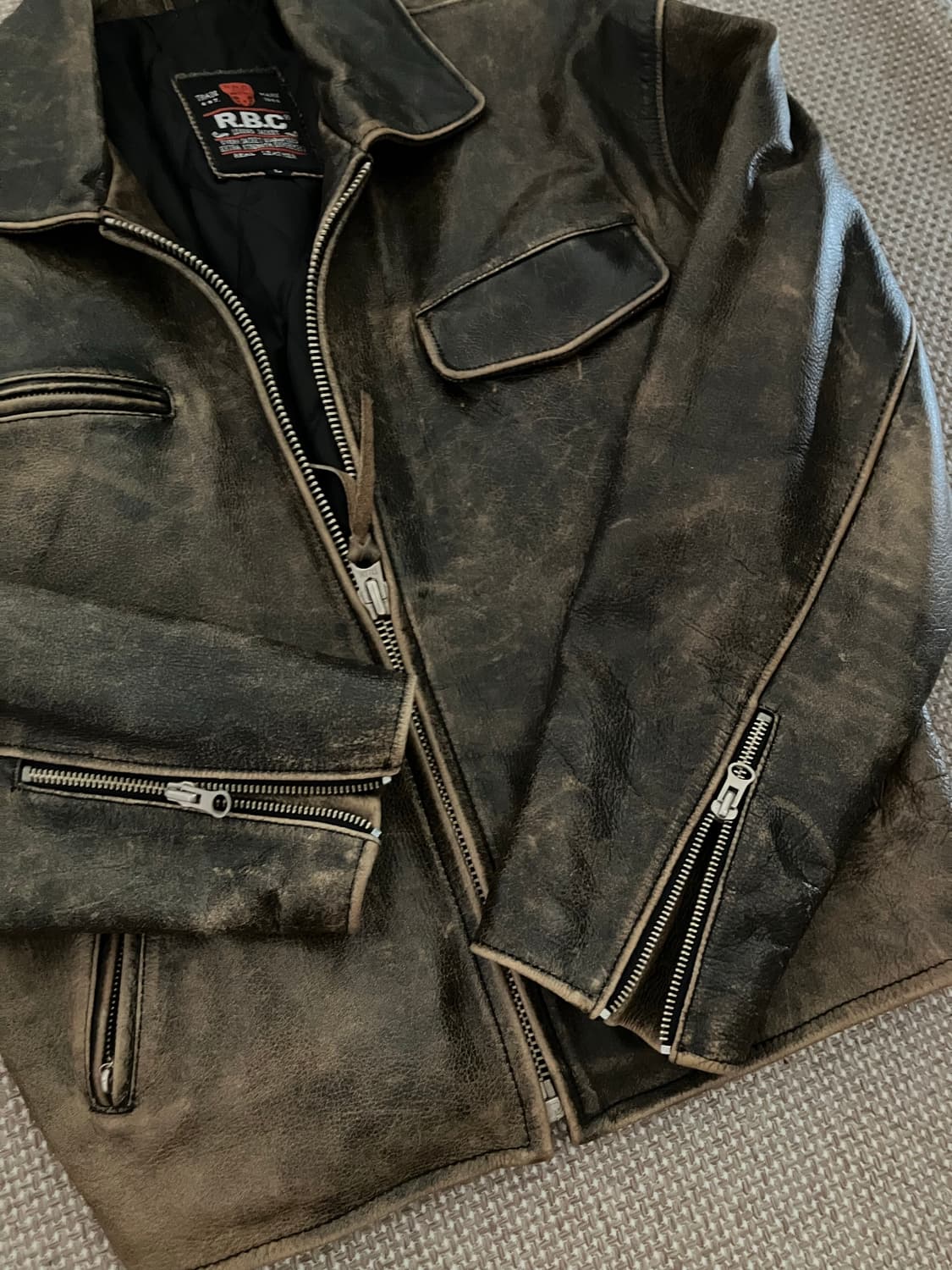RBC / 라이더 자켓 / 브라운 상품이미지3