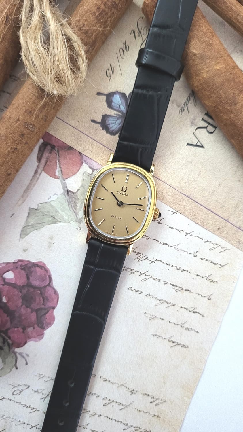 정품 오메가 드빌 엘립스 수동 시계 (이청아 오메가 드빌 시계) 상품이미지1