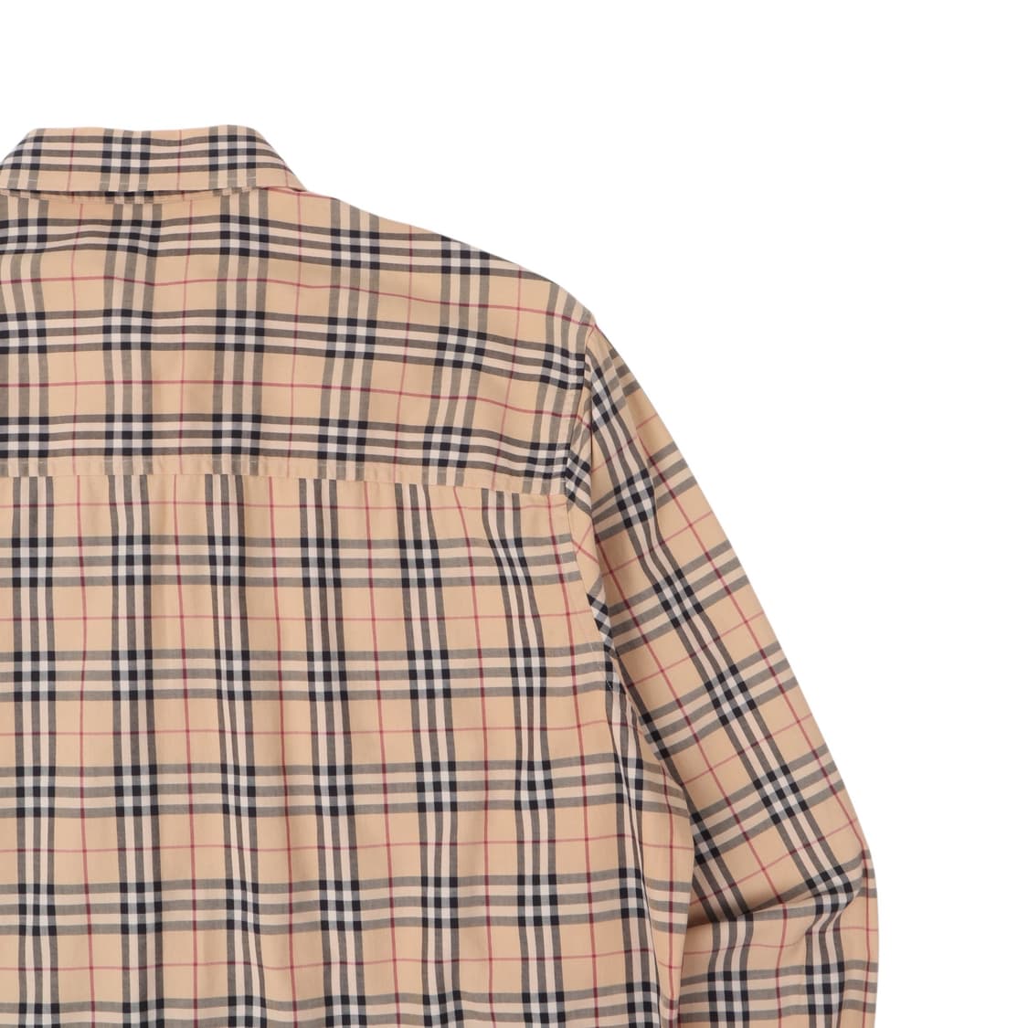 버버리 베이지 노바체크 포켓 로고 셔츠 상품이미지6