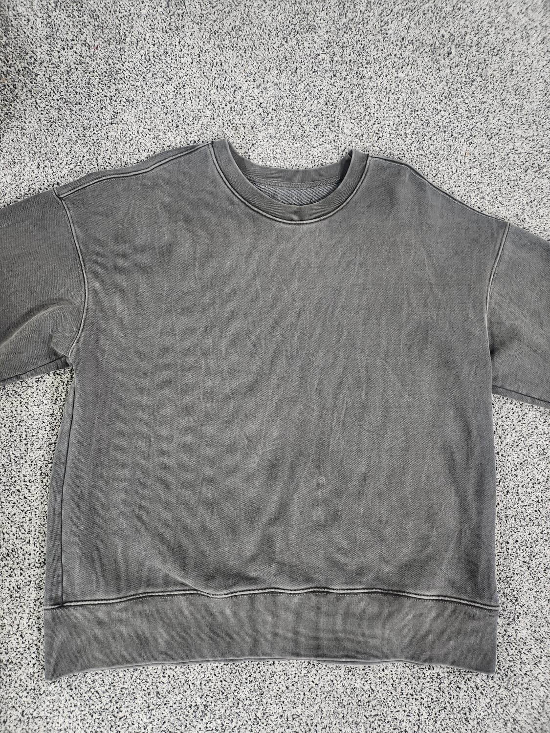 어텐션로우 피그먼트 맨투맨 상품이미지2