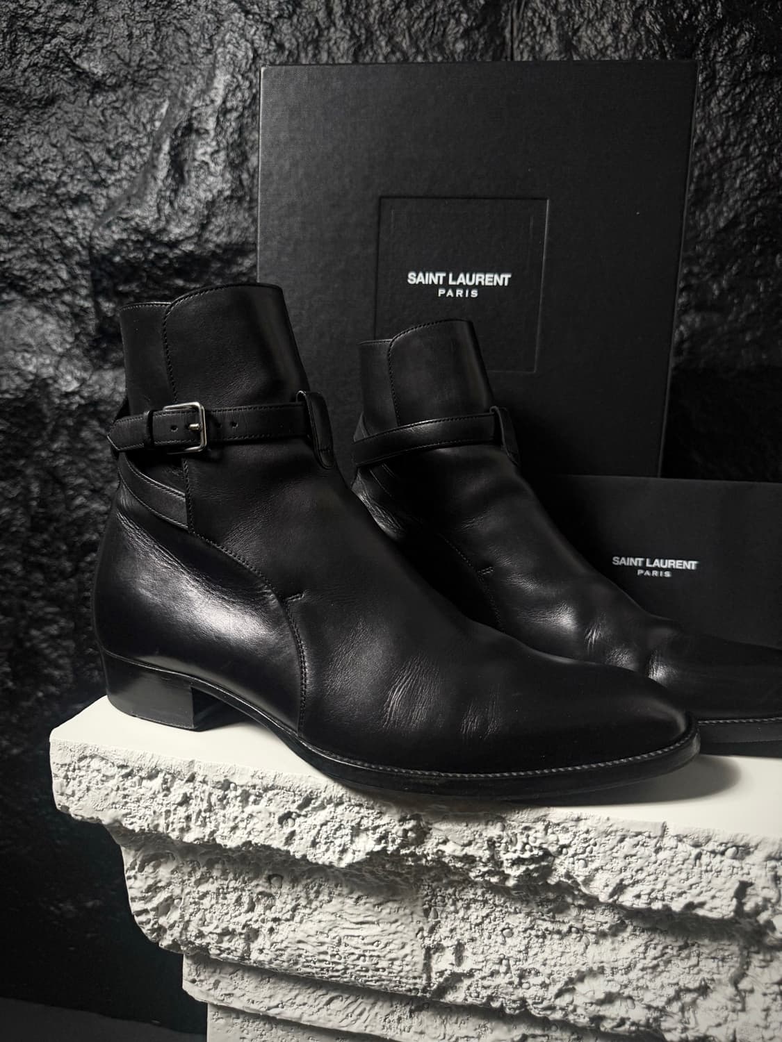 SAINT LAURENT 16fw Jodhpur Leather Boots 상품이미지2