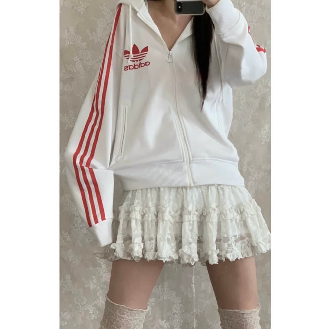 (대장)아디다스 레드라인 후드집업 상품이미지1