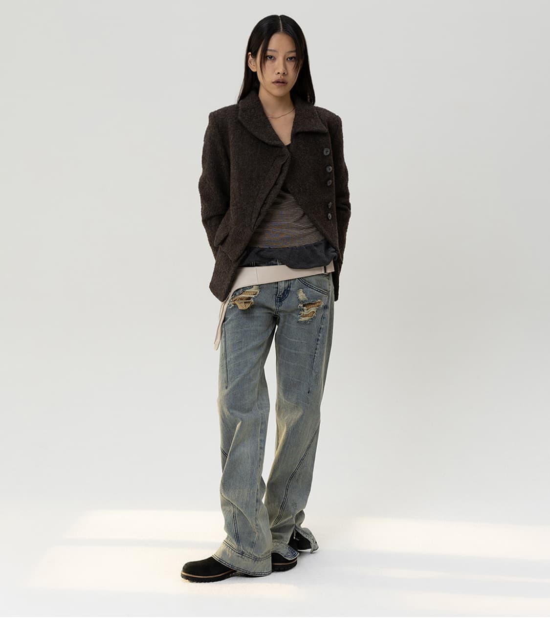 미스치프 ANATOMIE JEAN_BLUE GREY 상품이미지3