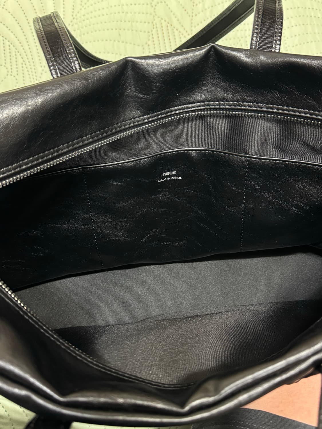 노이에 레더보스턴백 라지 새상품급 상품이미지2