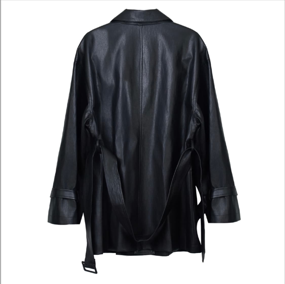 ELLIOTI  엘리오티 레더 트렌치 코트 상품이미지2