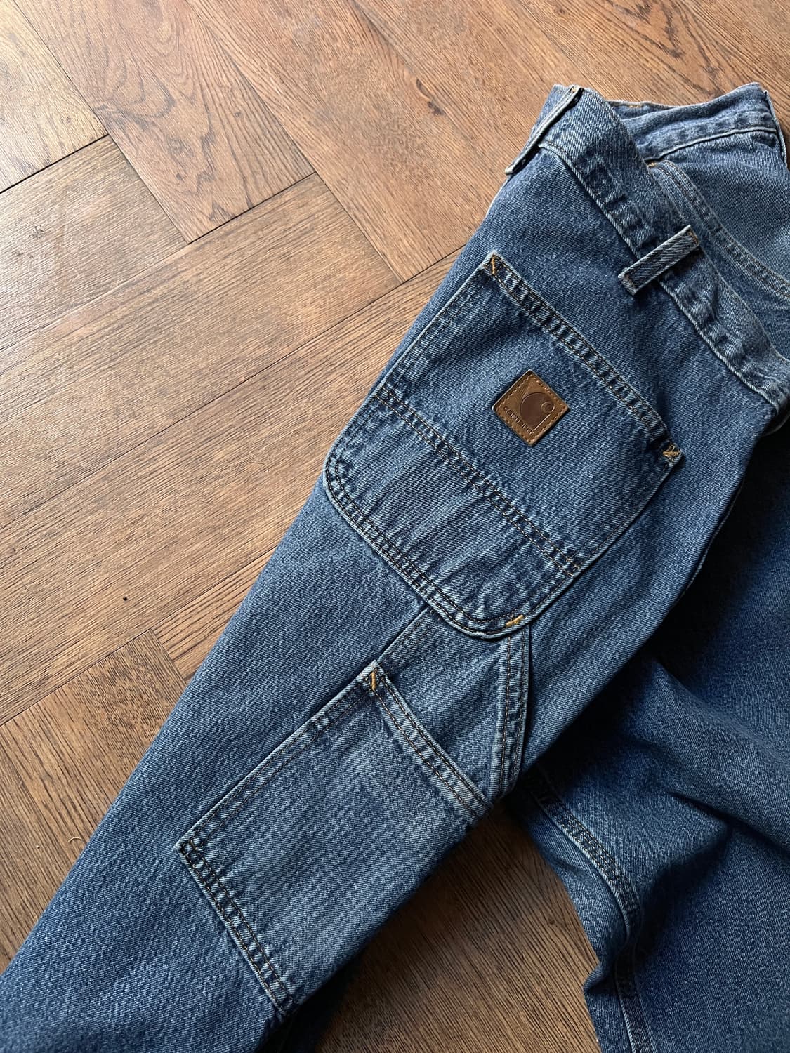 [36]칼하트 USA 덩가리핏 싱글니 카펜터 워크 데님 팬츠 상품이미지6