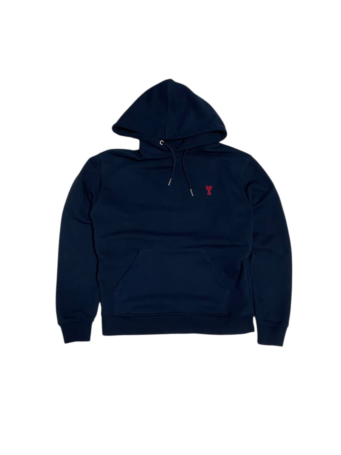 아미 스몰 하트 로고 네이비 후드티 L 상품이미지1