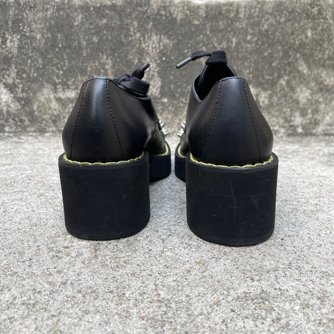 [36] MIU MIU Stud toe derby shoes 상품이미지8