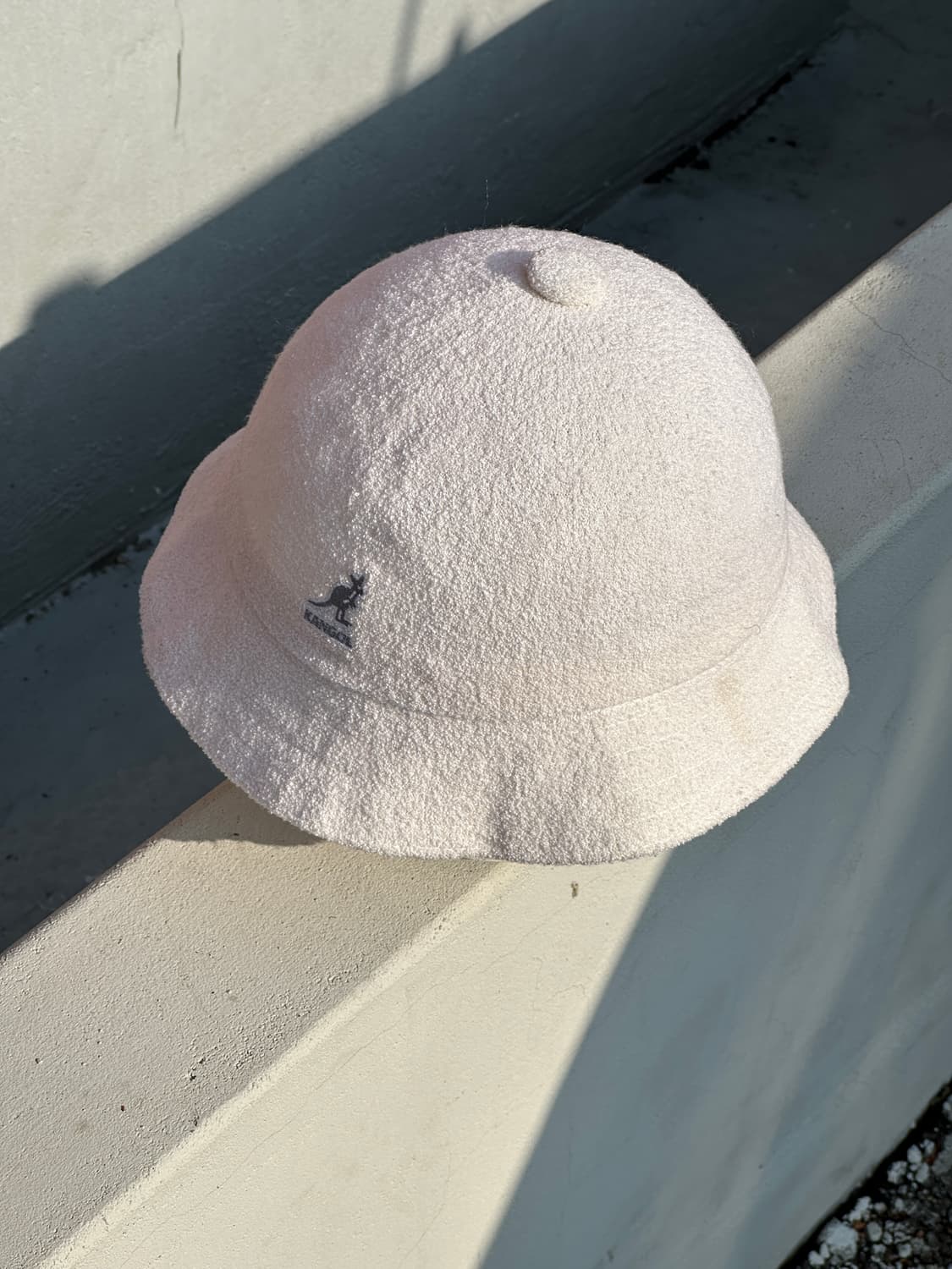 [L] 캉골 로고 화이트 버킷햇 모자 상품이미지2