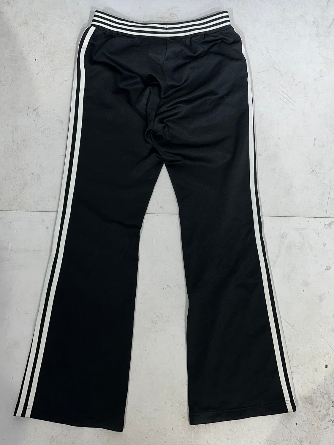 아디다스 블랙 대대장 부츠컷 와이드 트레이닝 팬츠 댄스 추리닝 바지 M 상품이미지5