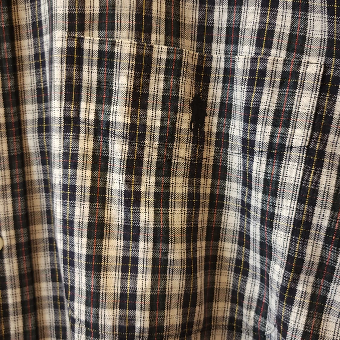 90s 폴로 빅셔츠 체크셔츠 아메리칸 옥스포드 XL 상품이미지7