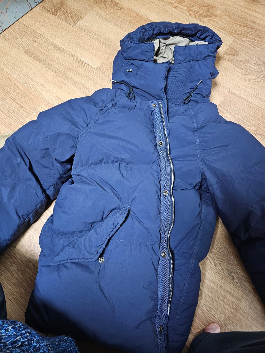 텐씨 아틱 2way 네이비 다운자켓 48 상품이미지8