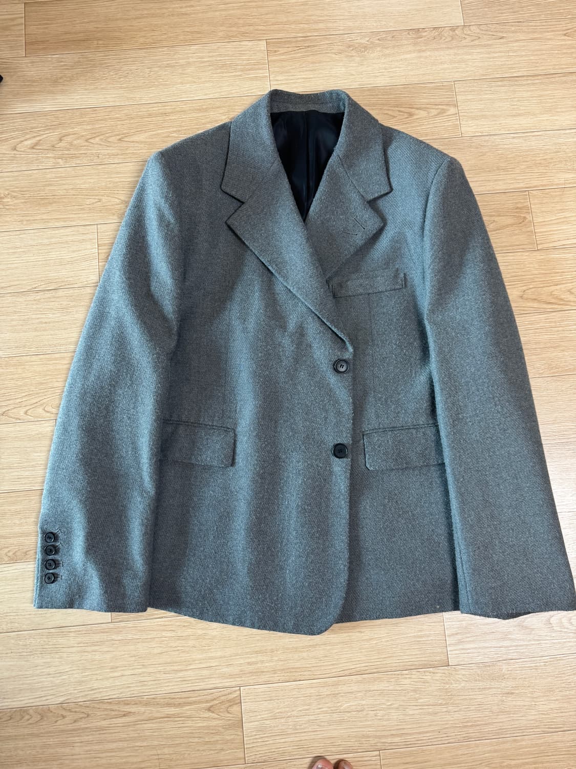 Stu 21Fw 울 블레이저 그레이 L 상품이미지1