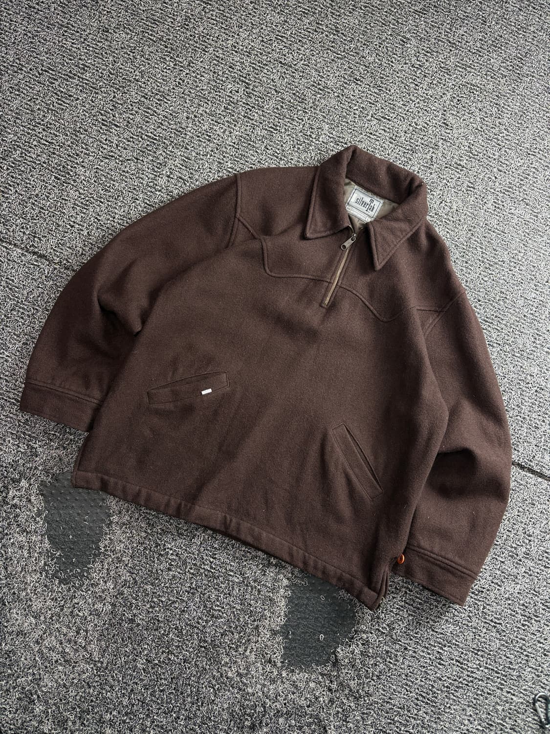 리바이스 실버탭 아카이브 울 풀오버 하프집업 3589 상품이미지1