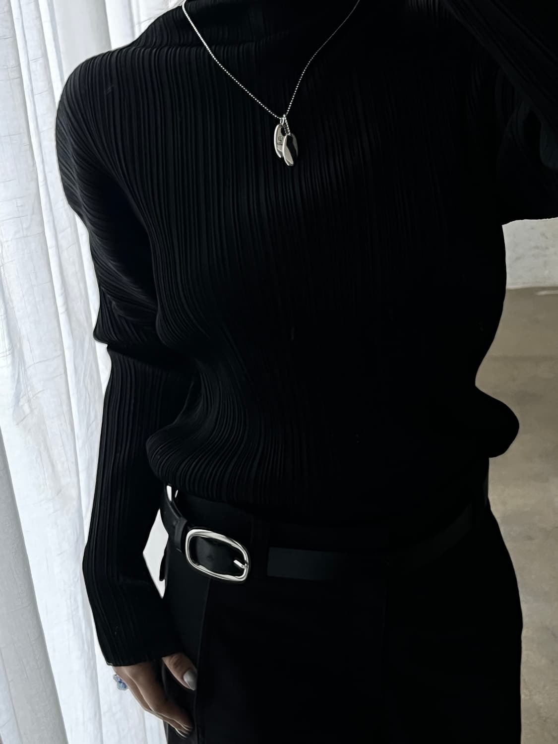 00s Courreges 꾸레쥬 더블 펜던트 목걸이 상품이미지7