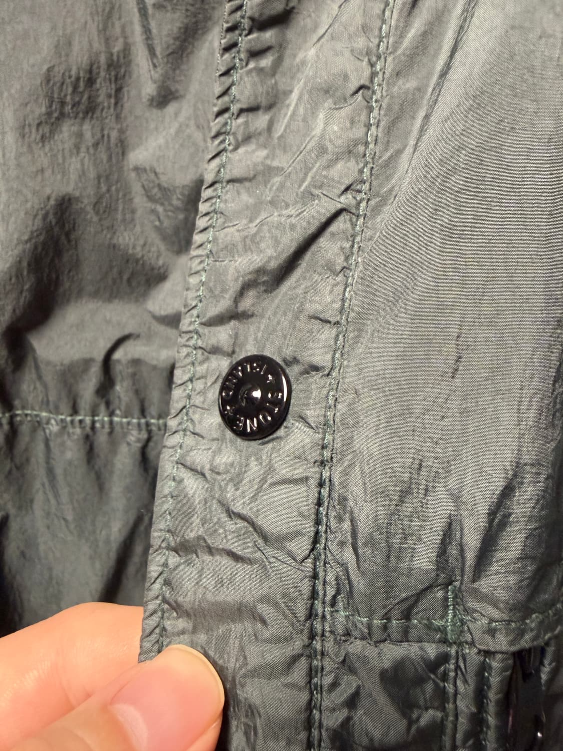 스톤아일랜드 19fw 크링클랩스 오버셔츠 자켓 xxl 상품이미지4