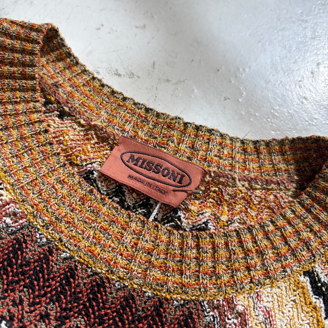 MISSONI 미쏘니 빈티지 니트 M 상품이미지6