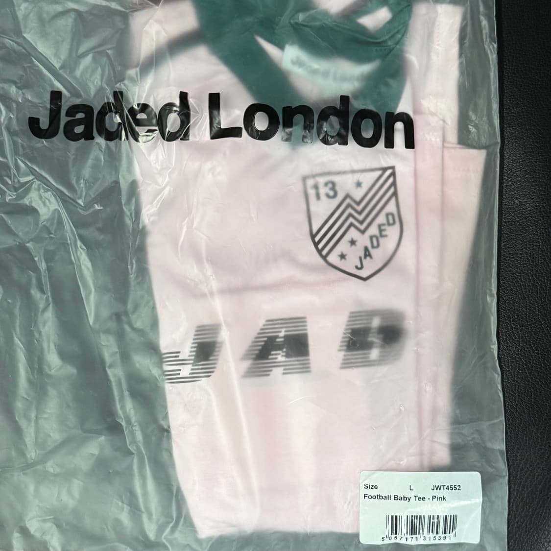 [새상품] 제이디드런던 풋볼 베이비티 핑크 상품이미지2