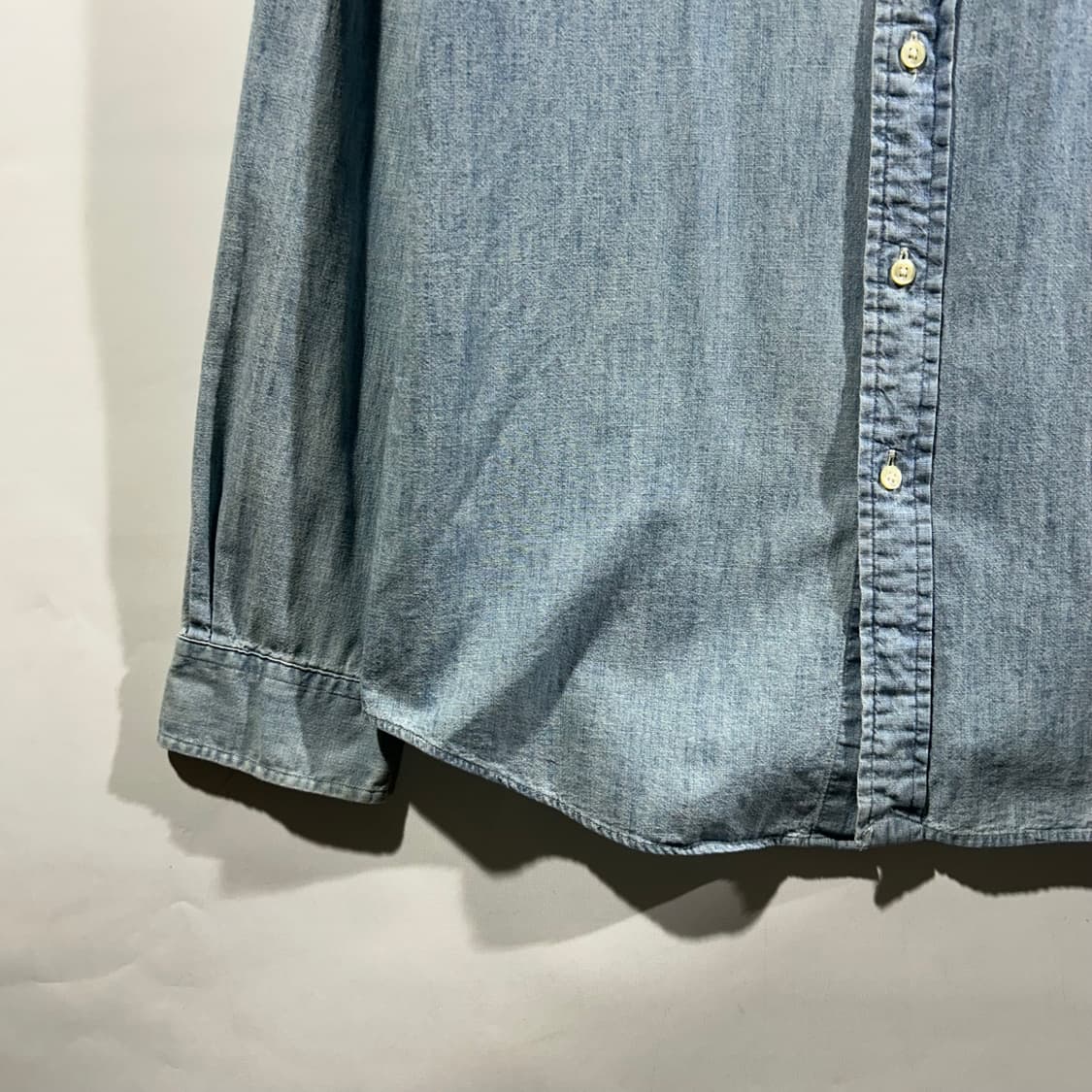 [POLO] 랄프로렌 라이트블루 샴브레이 셔츠 상품이미지3