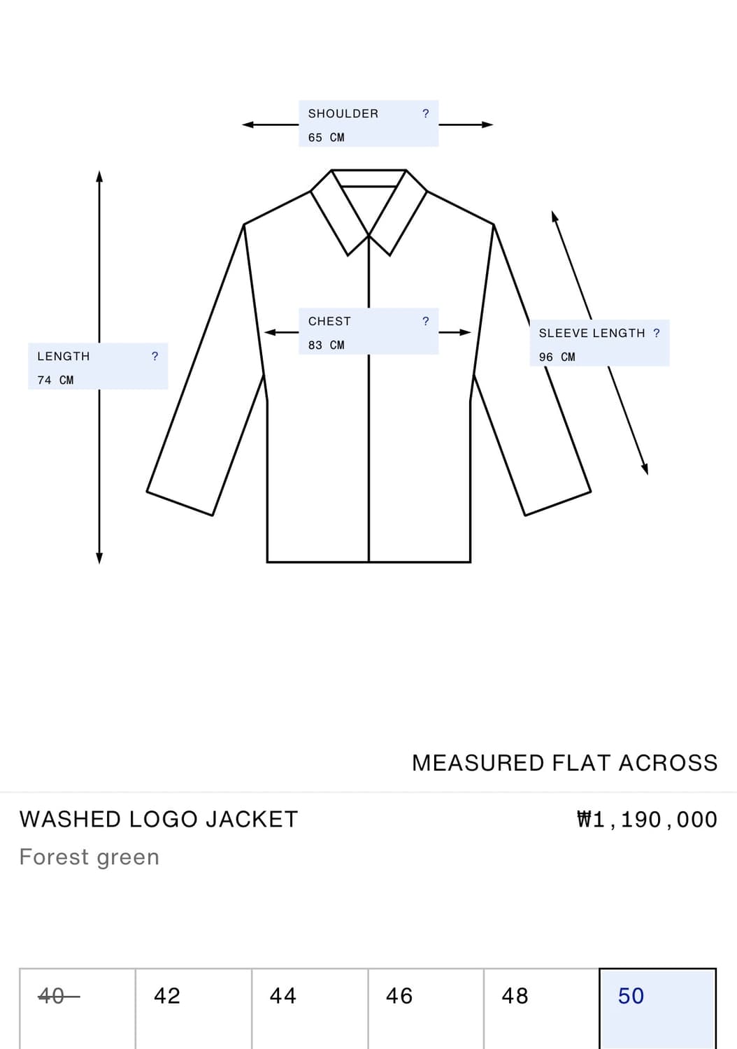 아크네 워시드 로고 자켓 상품이미지6