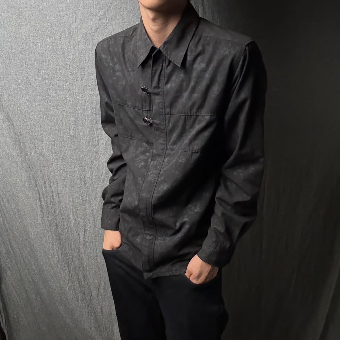 OMKOS 버클 셔츠 집업 상품이미지3