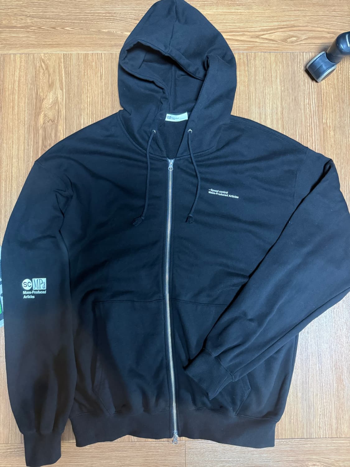 MPa SPEED CTRL HOOD ZIP UP (BLACK) 상품이미지1