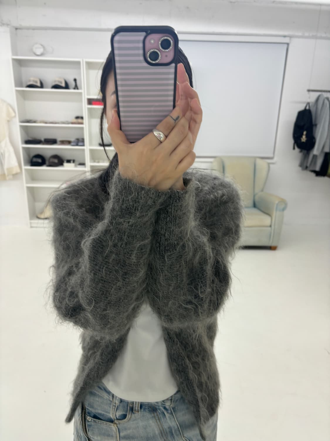 Mohair cardigan 상품이미지7