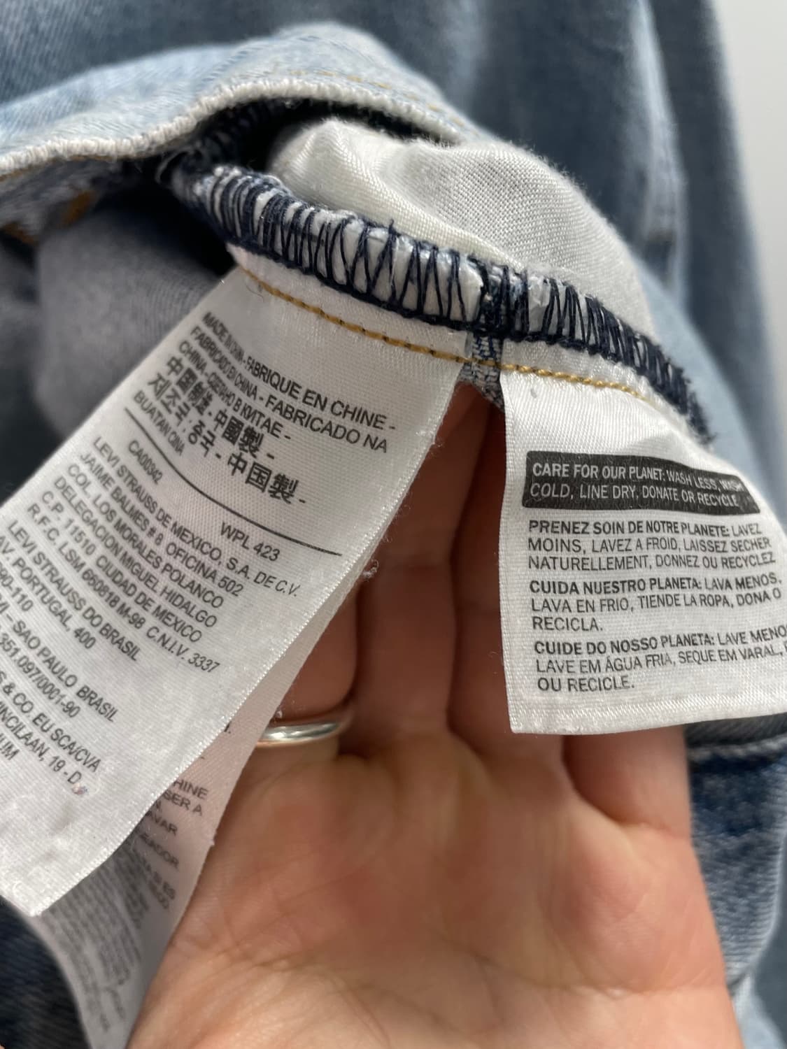 리바이스 3세대 연청 데님자켓 (on.22)  상품이미지6